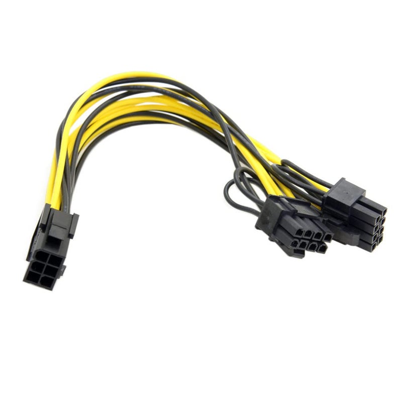 JSER ATX 6Pin Male to Dual 8Pin & 6Pin Female PCI-E PCI Express Video Graphics Card Extension Splitter Power Cable - Image 5